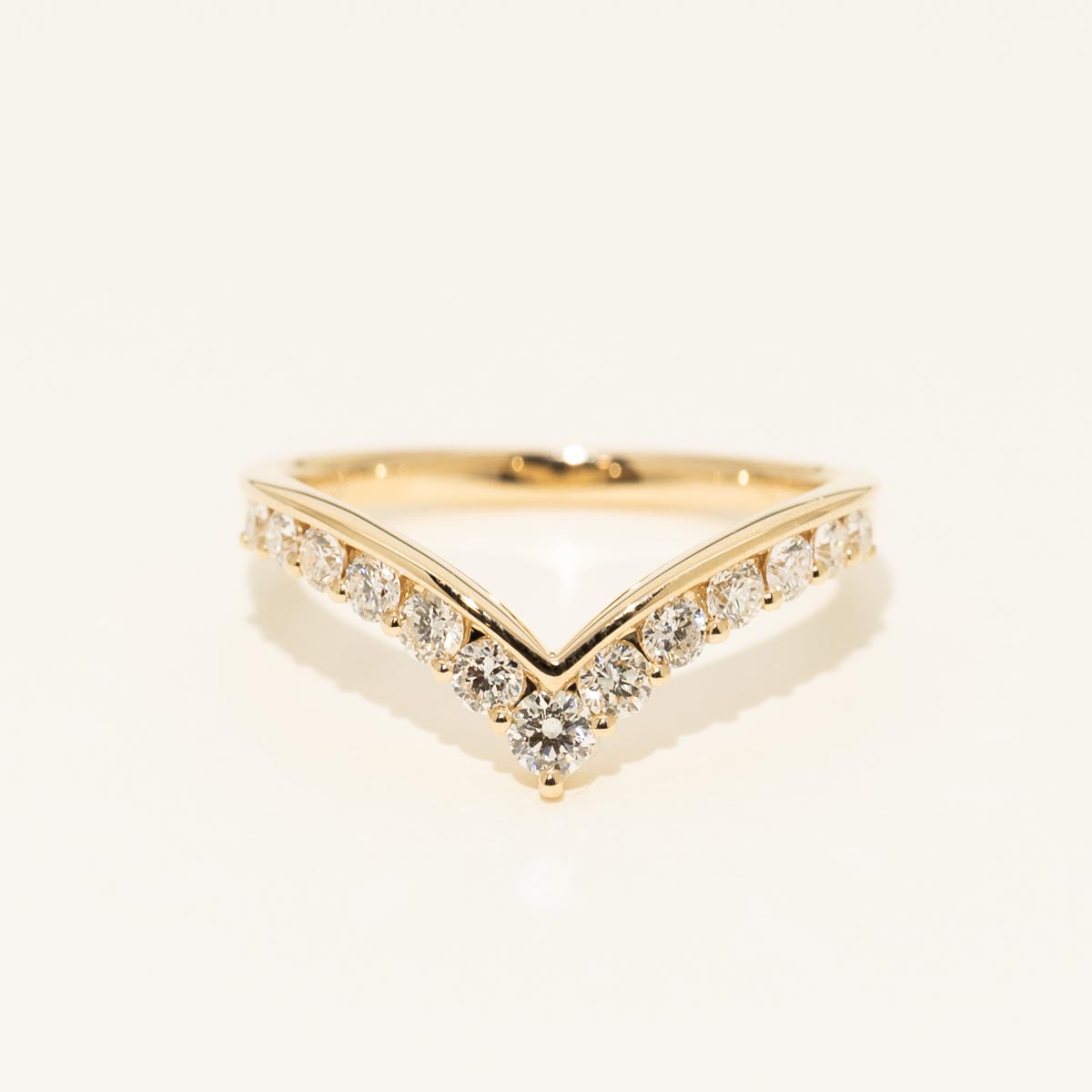 Diamond Contour Band in 14kt Yellow Gold (1/2ct tw)