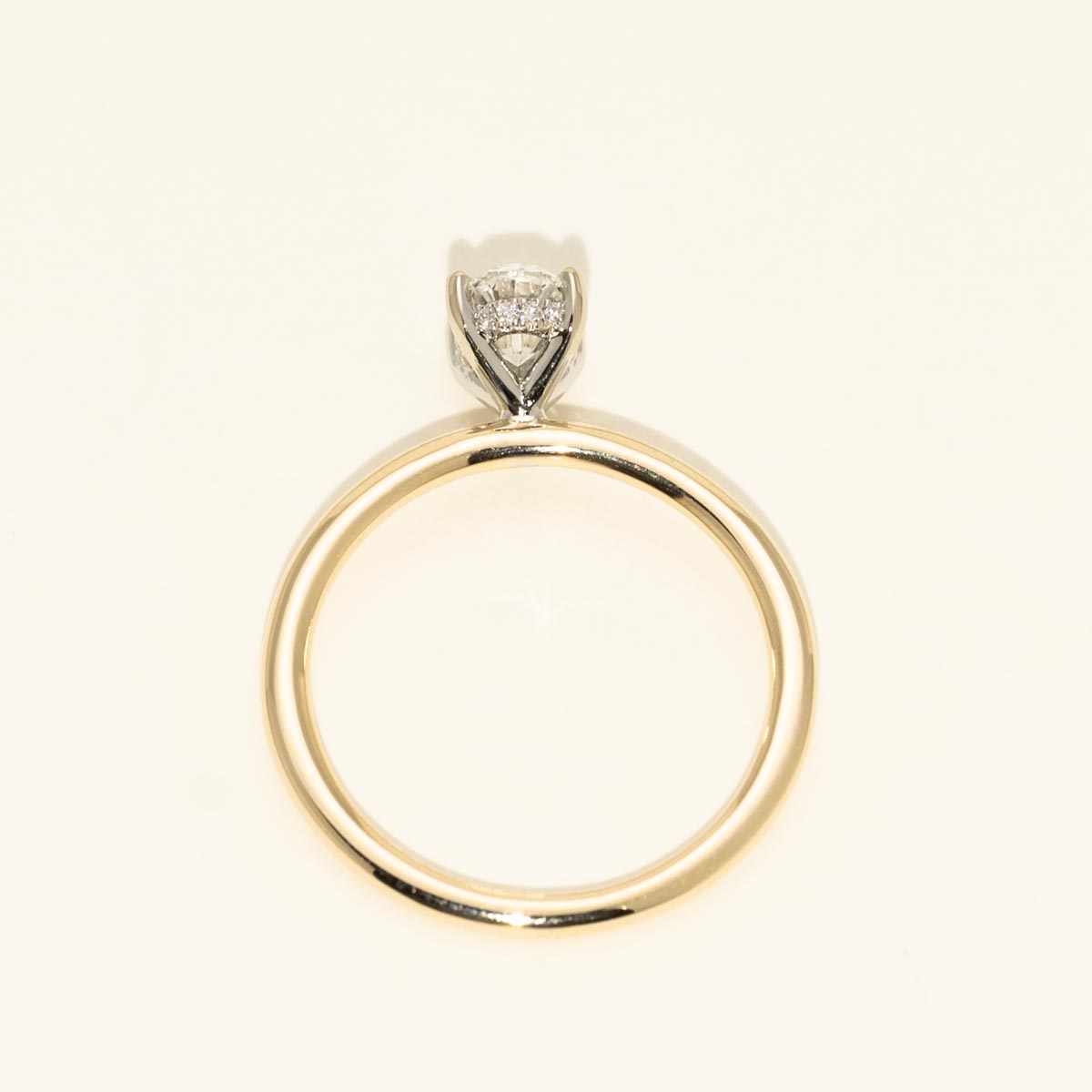 Oval Diamond Engagement Ring in 14kt Yellow Gold (3/4ct tw)