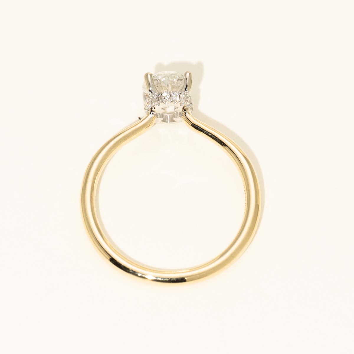 Oval Diamond Engagement Ring in 14kt Yellow Gold (1 1/10ct tw)