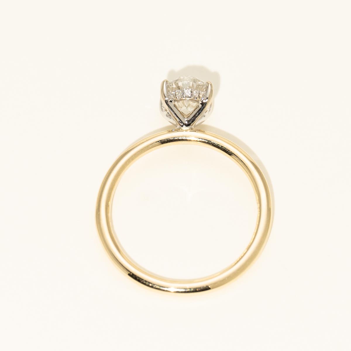 Oval Diamond Engagement Ring in 14kt Yellow Gold (1 1/4ct tw)