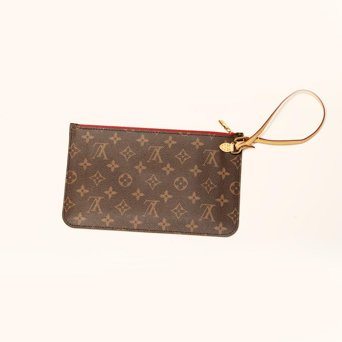 Pre Owned Louis Vuitton Monogram Canvas Neverfull Pouch