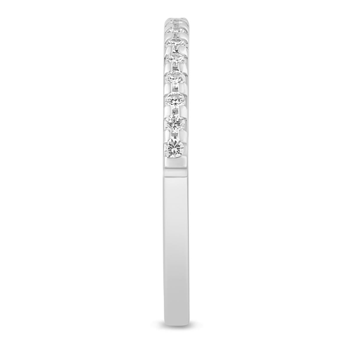 Diamond Wedding Band in 14kt White Gold (1/7ct tw)