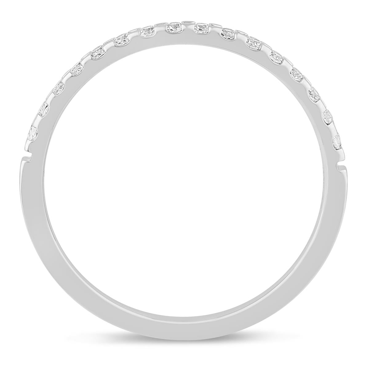 Diamond Wedding Band in 14kt White Gold (1/7ct tw)