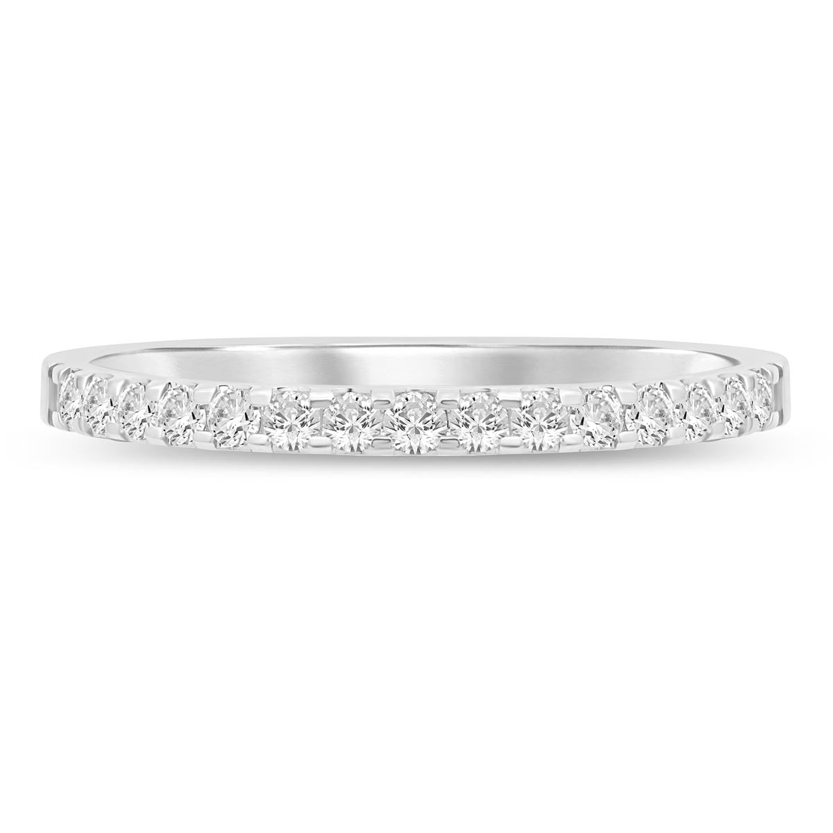 Diamond Wedding Band in 14kt White Gold (1/4ct tw)