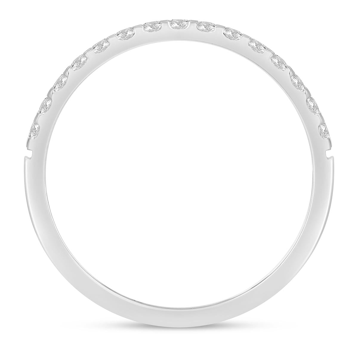 Diamond Wedding Band in 14kt White Gold (1/4ct tw)