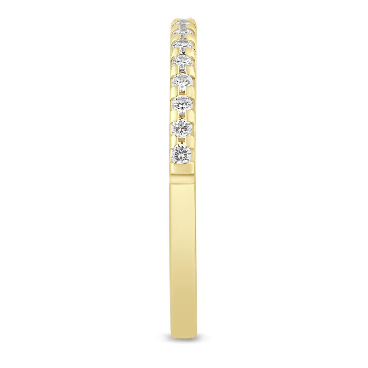 Diamond Wedding Band in 14kt Yellow Gold (1/7ct tw)