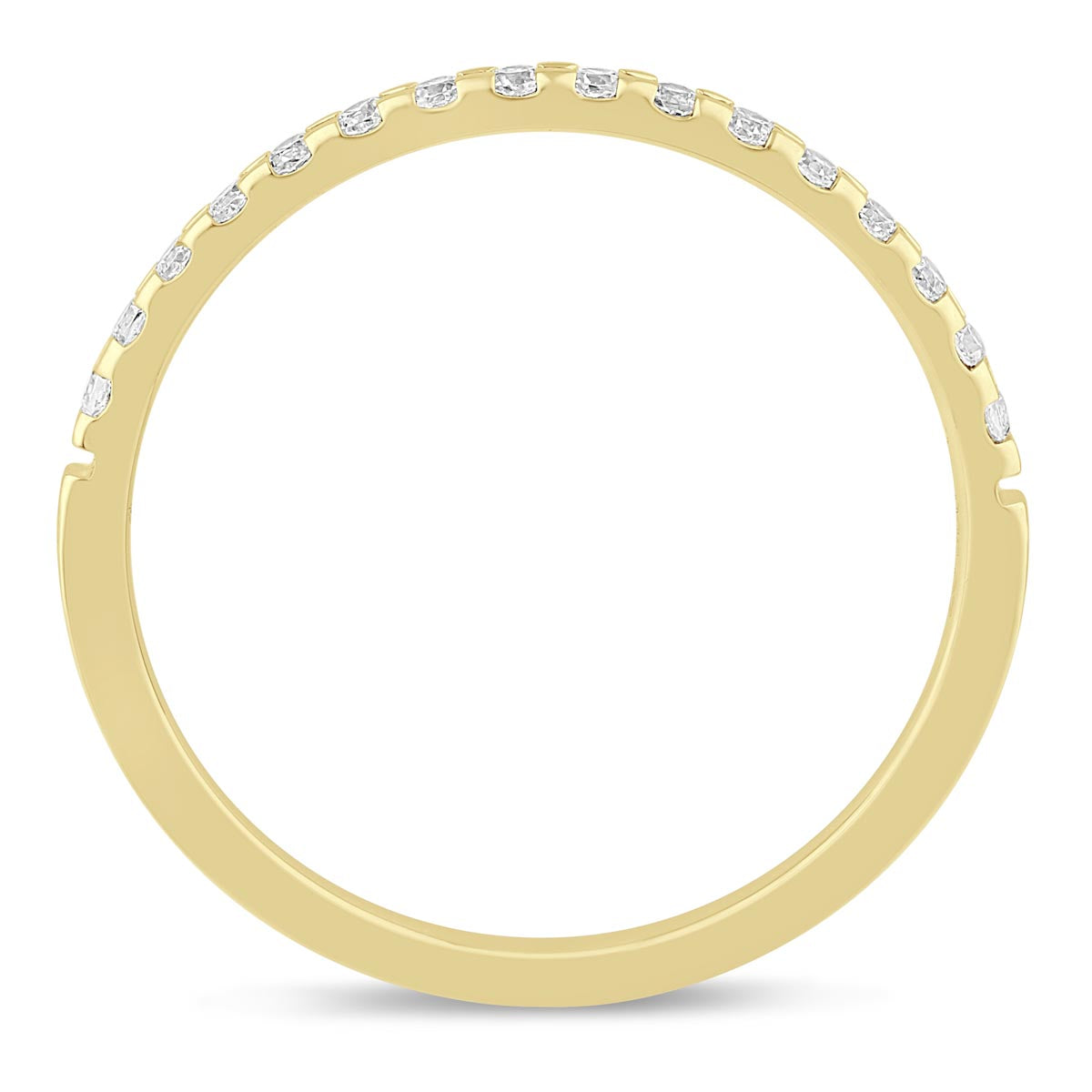 Diamond Wedding Band in 14kt Yellow Gold (1/7ct tw)