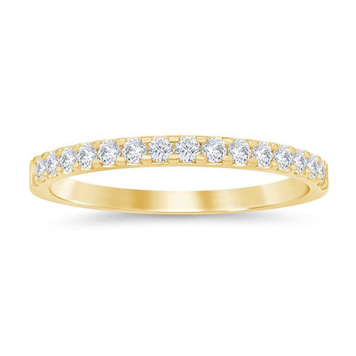 Diamond Wedding Band in 14kt Yellow Gold (1/4ct tw)