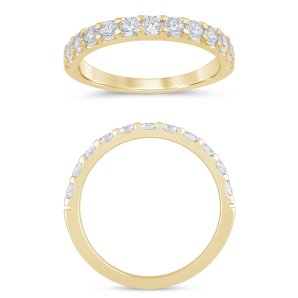 Diamond Wedding Band in 14kt Yellow Gold (3/4ct tw)