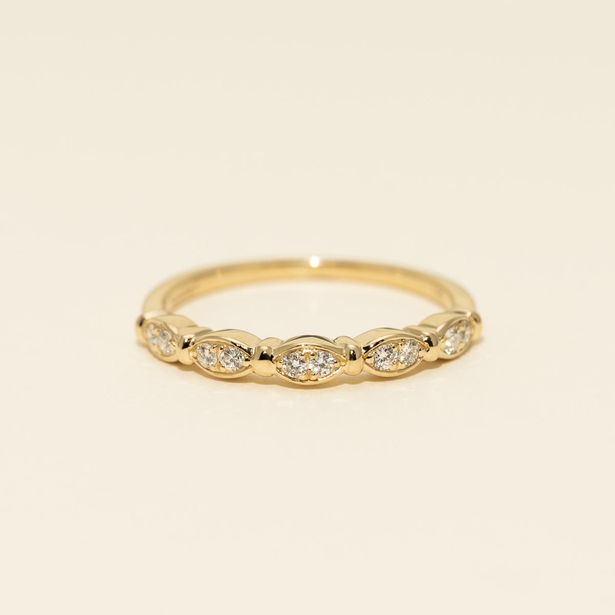 Diamond Band in 14kt Yellow Gold (1/7ct tw)