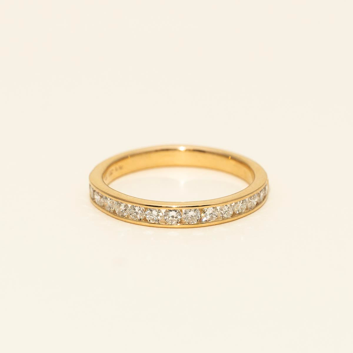 Lab Grown Diamond Channel Band in 14kt Yellow Gold (1/2ct tw)