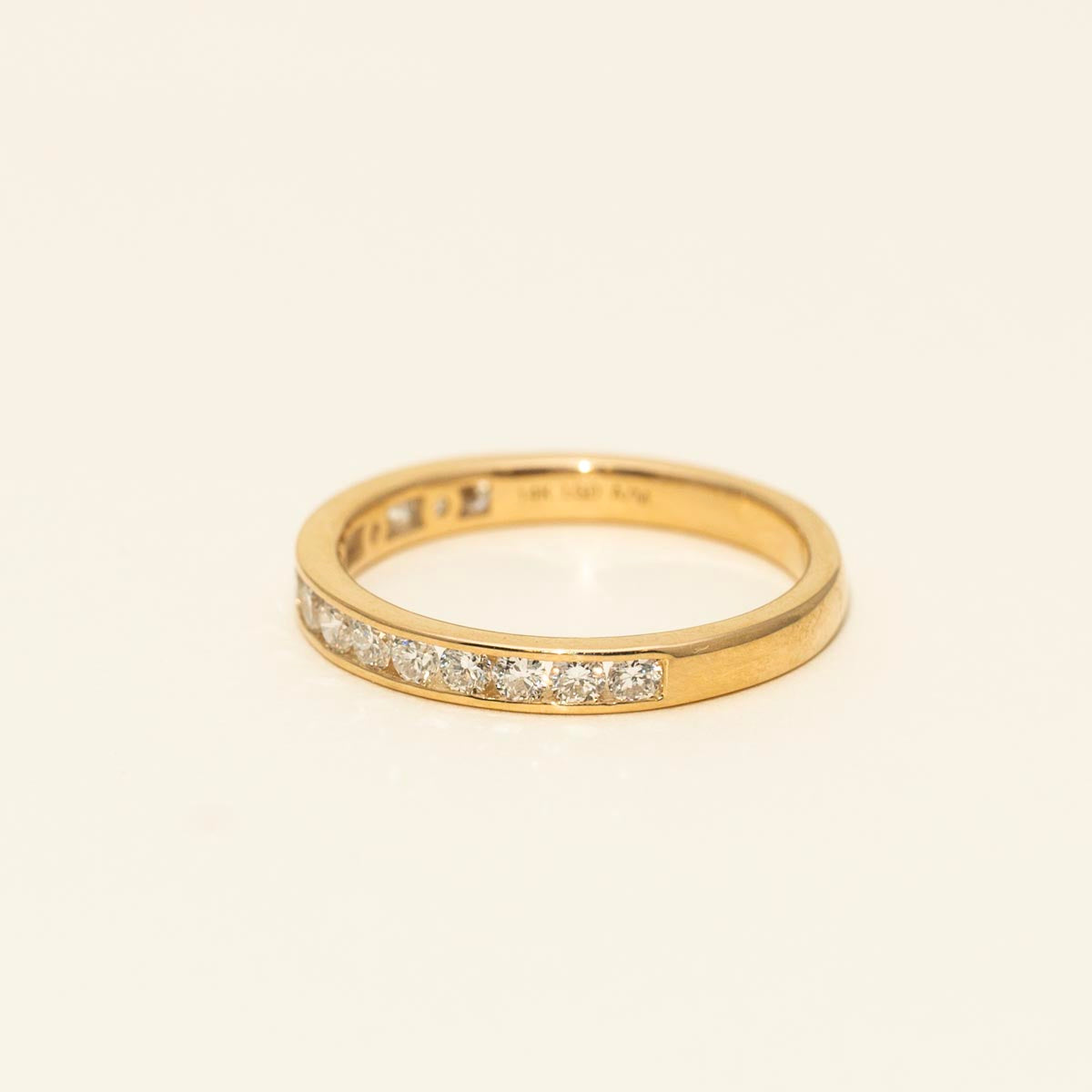 Lab Grown Diamond Channel Band in 14kt Yellow Gold (1/2ct tw)
