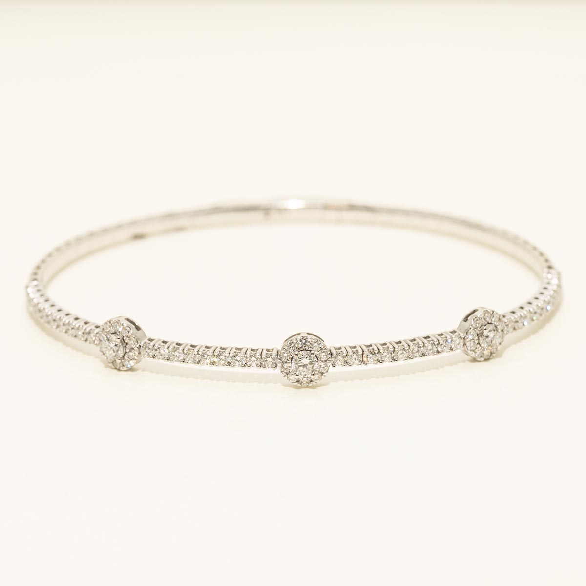 Diamond Flex Bracelet in 14kt White Gold (1 3/8ct tw)