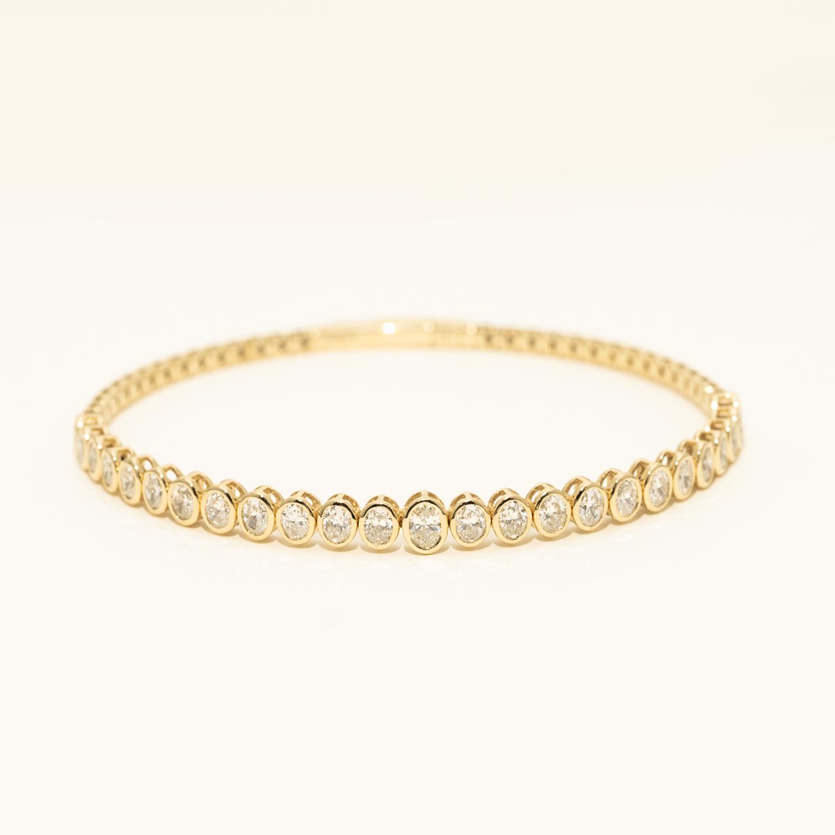 Oval Diamond Flex Bracelet in 14kt Yellow Gold (2 3/4ct tw)