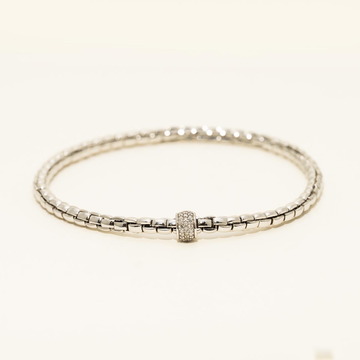 Diamond Flex Bracelet in 14kt White Gold (1/5ct tw)