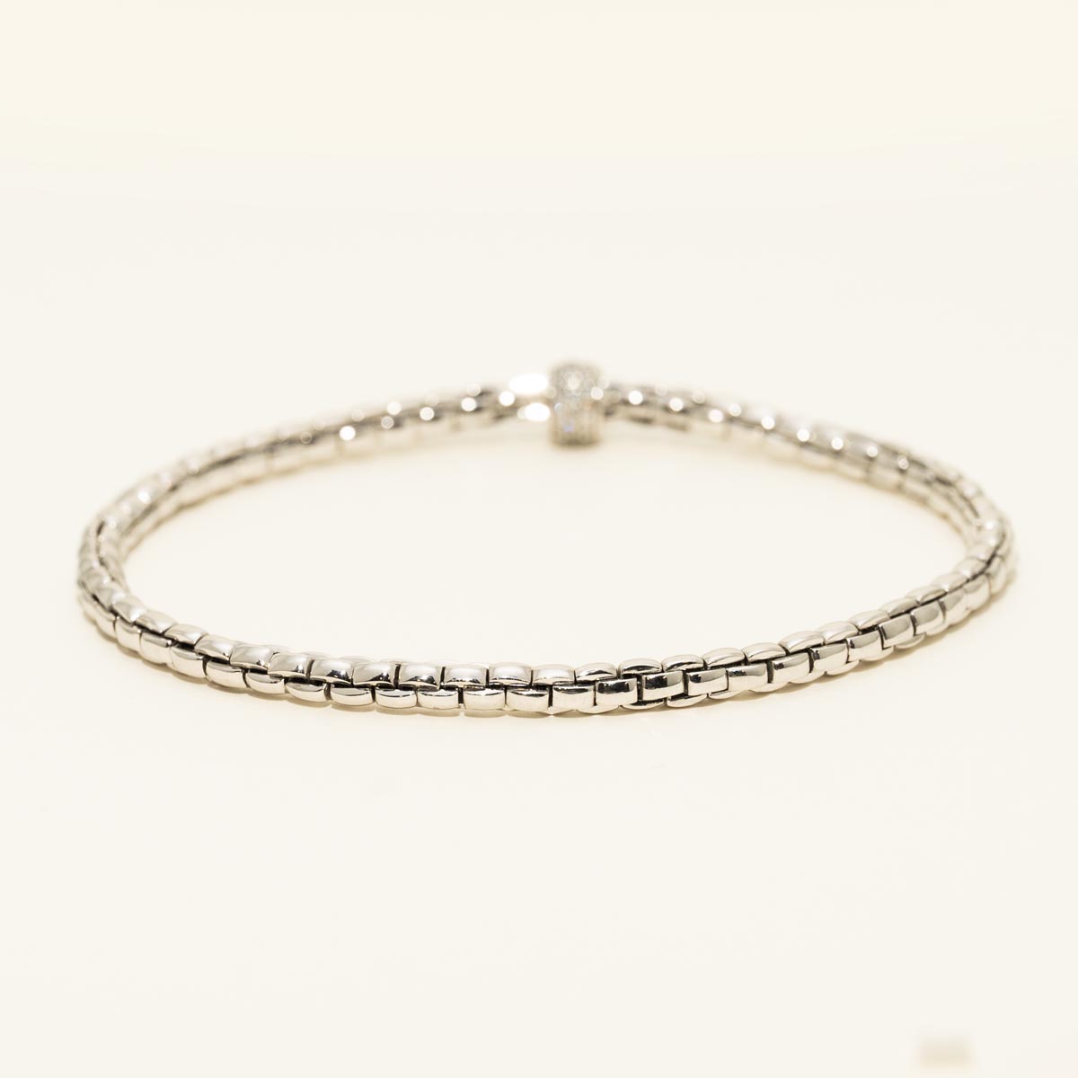 Diamond Flex Bracelet in 14kt White Gold (1/5ct tw)