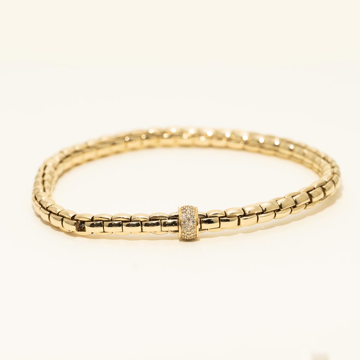Diamond Flex Bracelet in 14kt Yellow Gold (1/4ct tw)