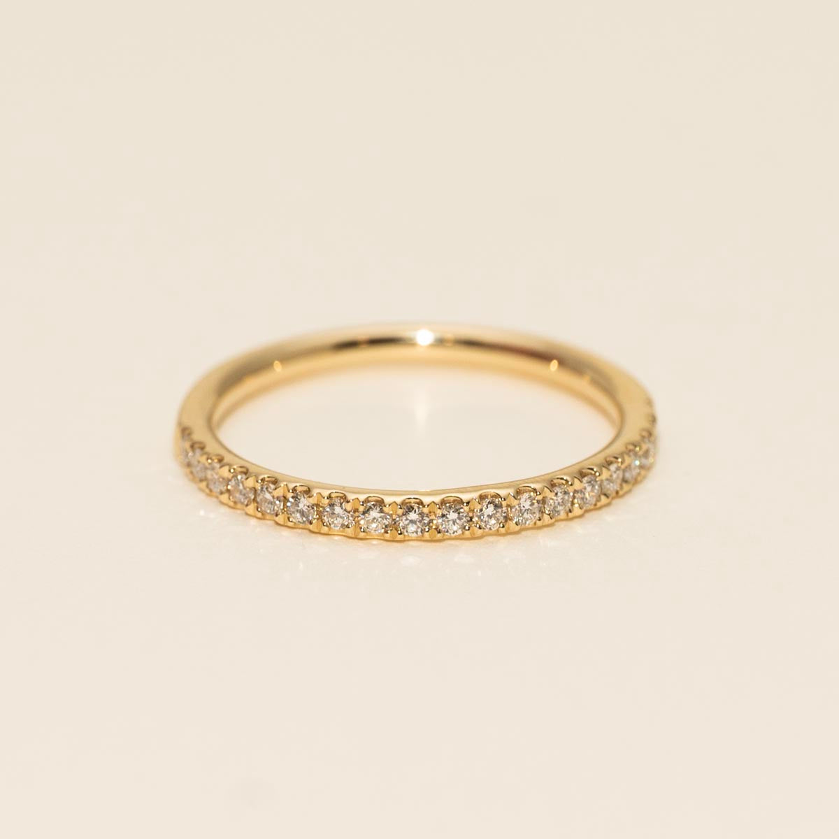 Diamond Pave Band in 14kt Yellow Gold (1/4ct tw)