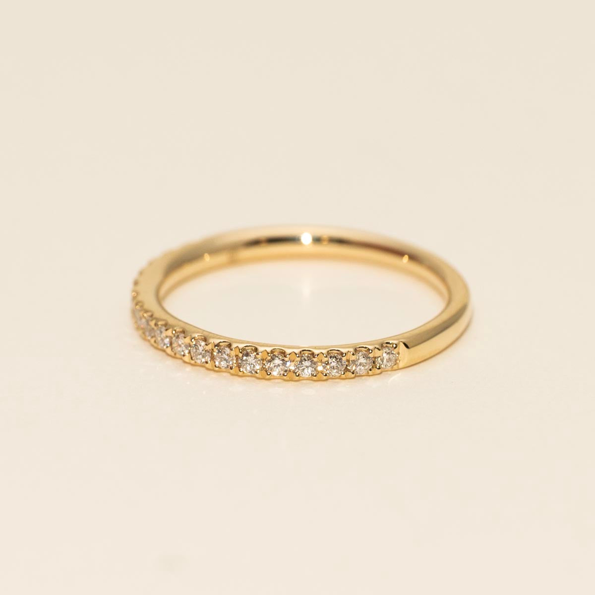 Diamond Pave Band in 14kt Yellow Gold (1/4ct tw)