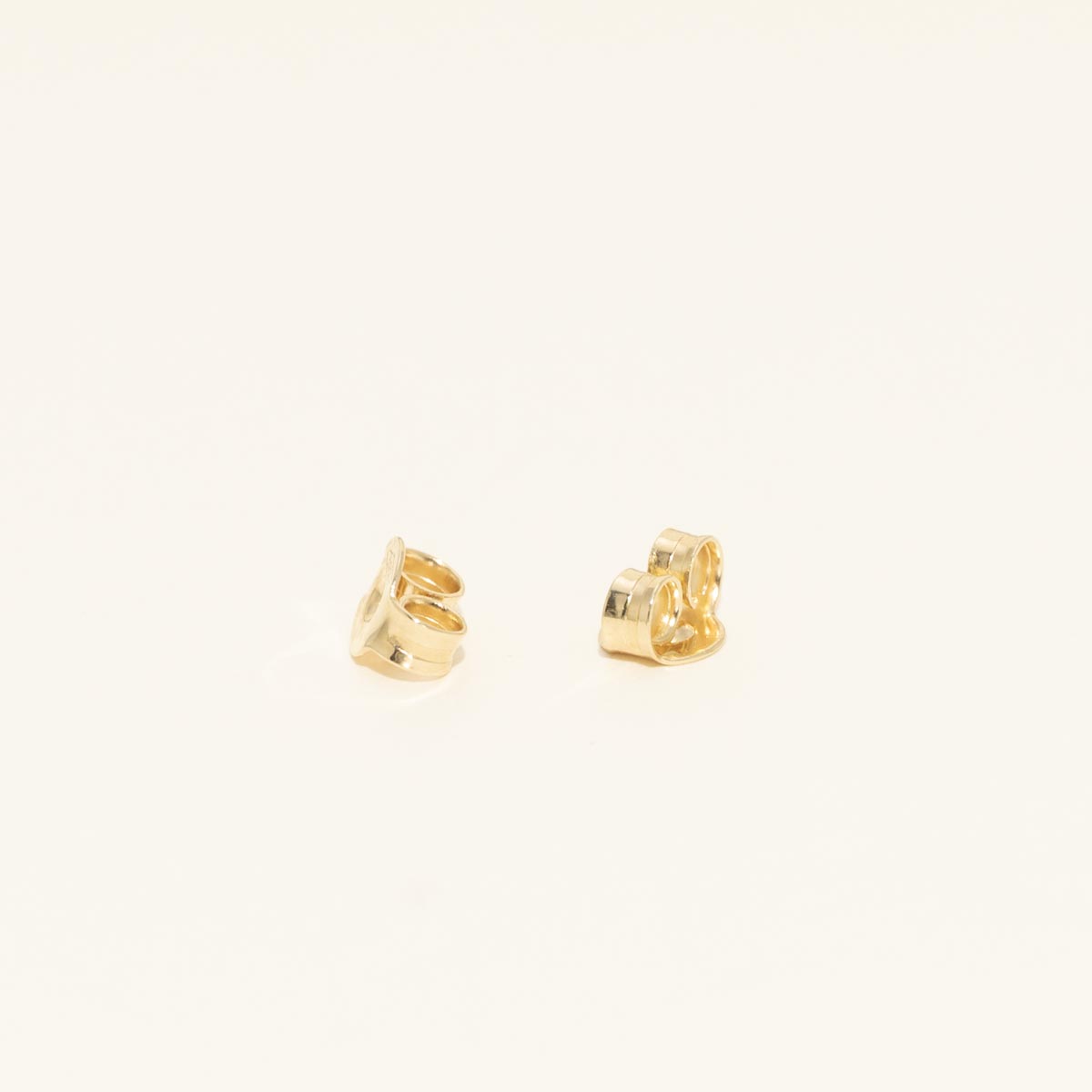 Open Circle Stud Earrings in 14kt Yellow Gold