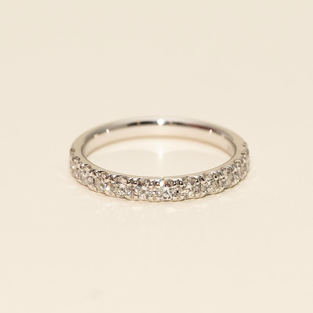 Diamond Pave Band in 14kt White Gold (1/2ct tw)