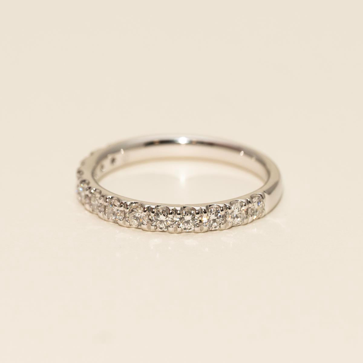 Diamond Pave Band in 14kt White Gold (1/2ct tw)
