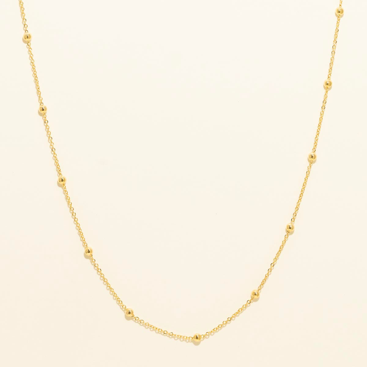 Beaded Necklace in 10kt Yellow Gold