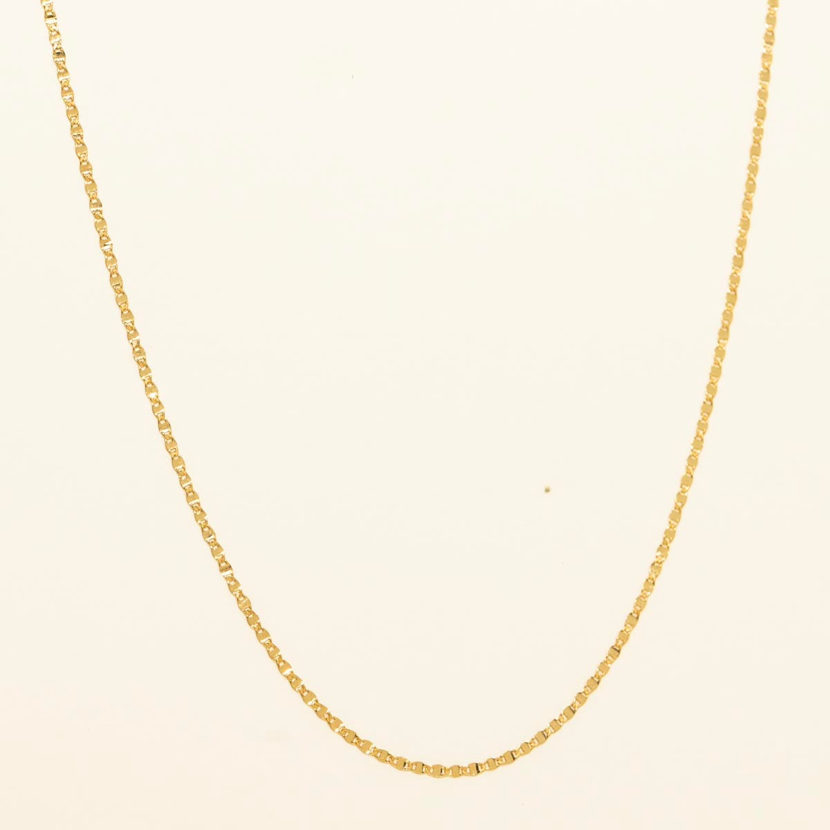 Mirror Chain in 10kt Yellow Gold