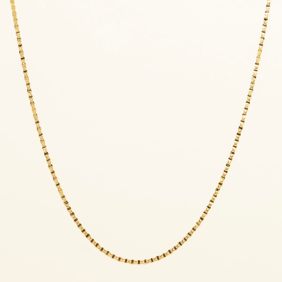 Mirror Chain in 10kt Yellow Gold
