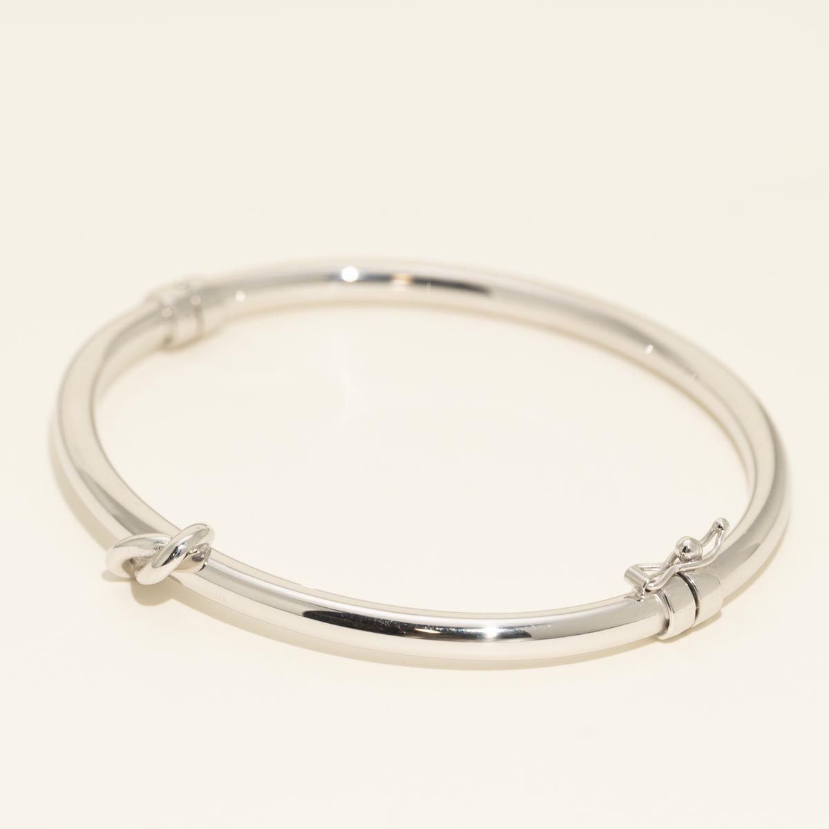Knot Bangle Bracelet in Sterling Silver