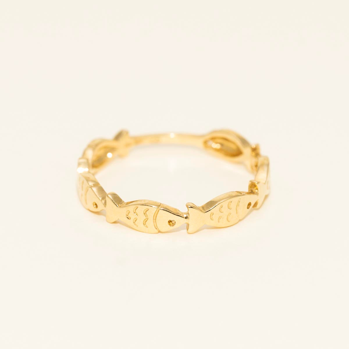Fish Ring in 14kt Yellow Gold