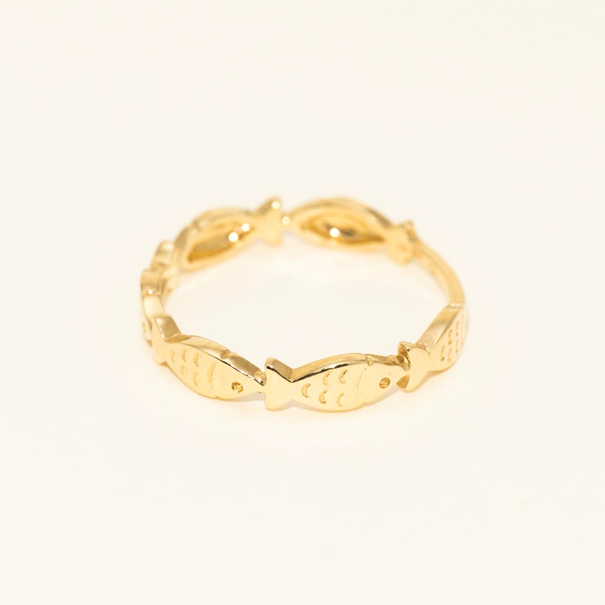Fish Ring in 14kt Yellow Gold