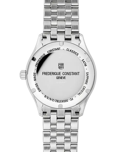 Frederique Constant Classics Index Automatic Watch with Blue Dial and Stainless Steel Bracelet (40mm and automatic movement)