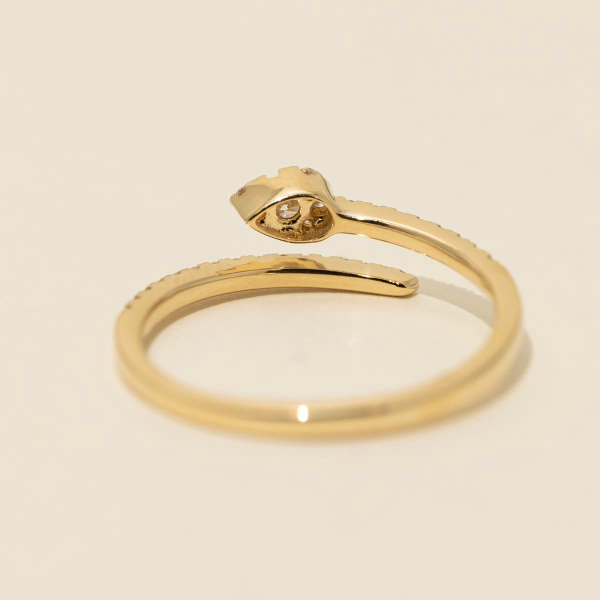 Diamond Bypass Ring in 14kt Yellow Gold (1/4ct tw)