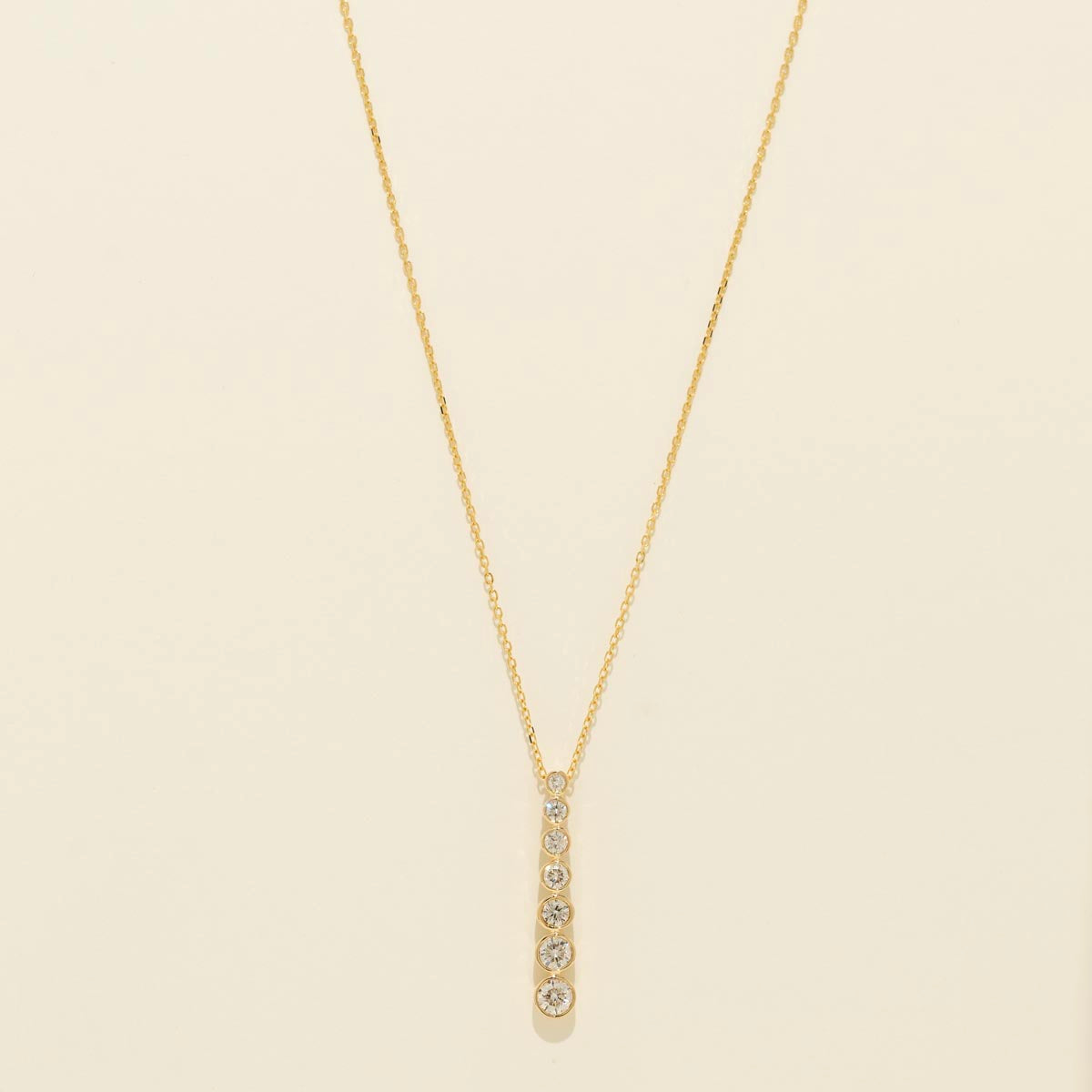 Diamond Journey Necklace in 14kt Yellow Gold (1/2ct tw)