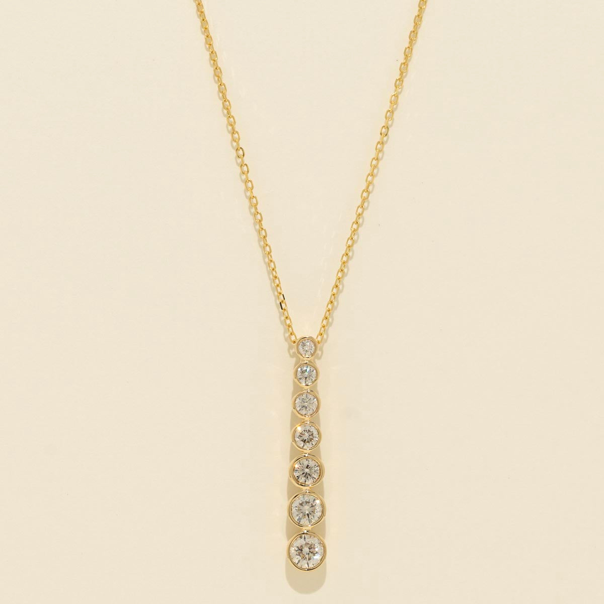 Diamond Journey Necklace in 14kt Yellow Gold (1/2ct tw)