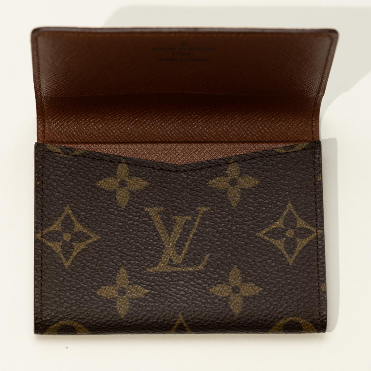 Pre Owned Louis Vuitton Monogram Canvas Foldover Wallet