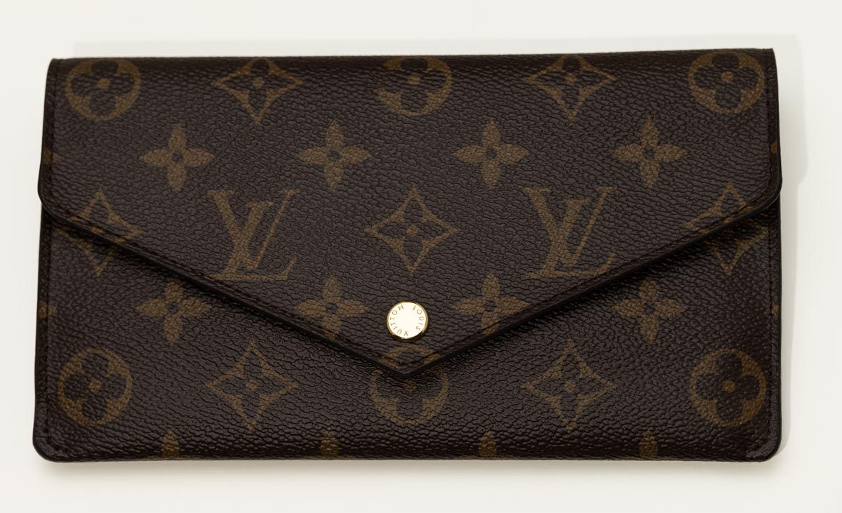 Pre Owned Louis Vuitton Monogram Canvas Jeanne Wallet