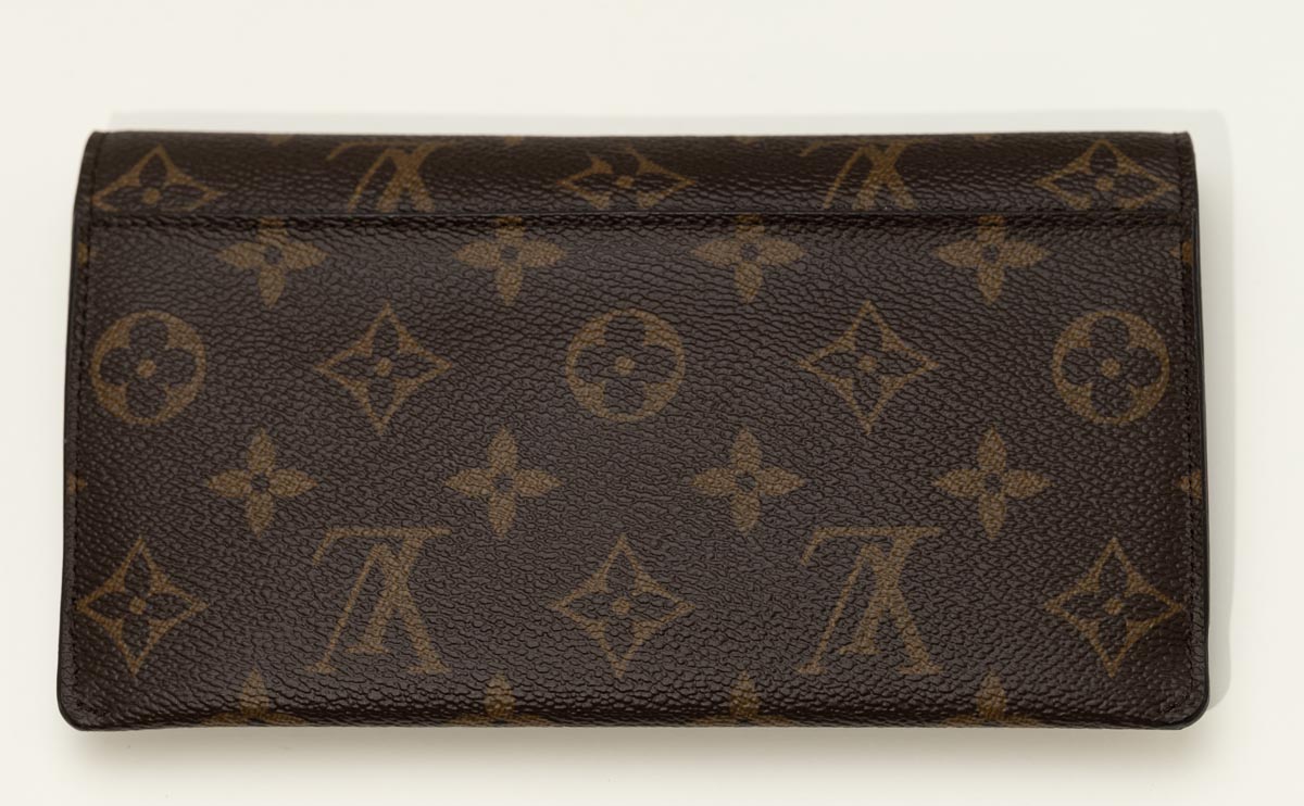 Pre Owned Louis Vuitton Monogram Canvas Jeanne Wallet